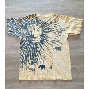 Vintage Lion Head Double Sided All Over Print